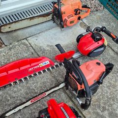 petrol chainsaw leaf blower concrete saw hedge clipper