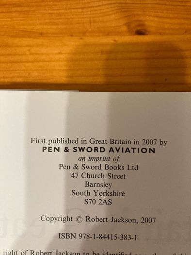 Aviation book:'Britain's Greatest Aircraft'