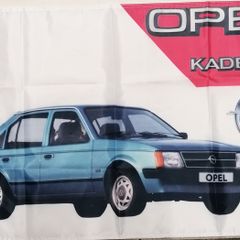 Opel Kadett D flag Blue.