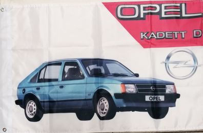 Opel Kadett D flag Blue.