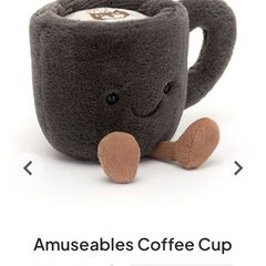 New JELLYCAT Amuseable Coffee Cup