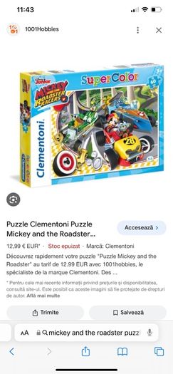 puzzle Mickey And the roadster racers