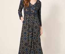 White Stuff Mia Jersey Midi Dress with Pockets