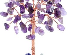 Mini Crystal Tree Healing Crystal Tumble Stone Tree of Life Feng Shui Tree Gemstones Agate Money Tree Figurines Ornament (FREE POSTAGE)