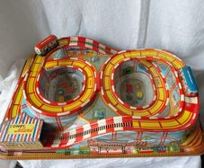 Vintage Technofix Coney Island Wind Up Carnival Ride
