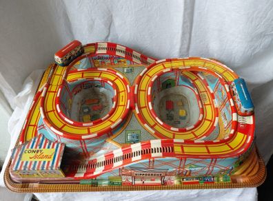 Vintage Technofix Coney Island Wind Up Carnival Ride