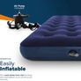 Camping Inflatable Airbed - Quick Inflating Outdoor Air Mattress with Spring Support & Durable Material I Versatile, Easy Store Blow Up Bed Perfect for Hiking & Festivals Double With Free Air Pump (FREE POSTAGE) Image 5