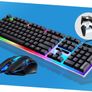 Wired Gaming Keyboard and Mouse Set with Led Backlight Ergonomic Design Liquid-Resistant Keyboard for Comfortable Long-Term Use Image 7