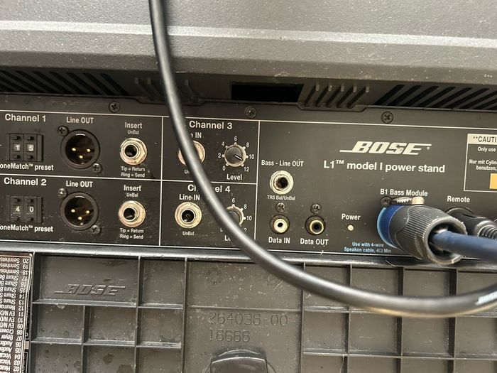 Bose line L1 P. A. System