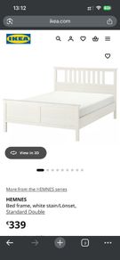 Ikea Hemnes Double bed