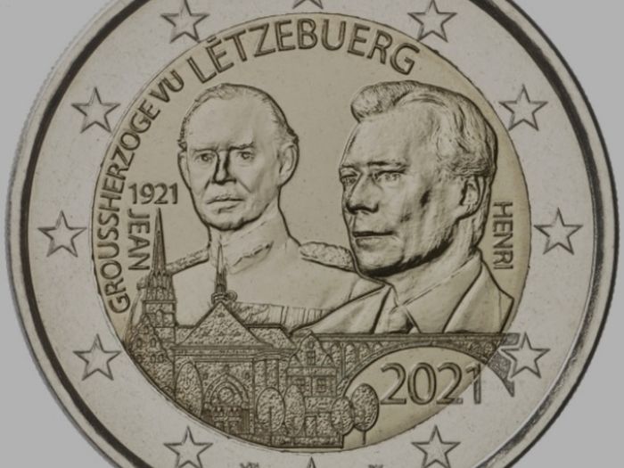 Luxembourg 2 Euro 2021 Coin Set UNC Jean Wedding And Grand Duke JeanPHOTO RELIEF