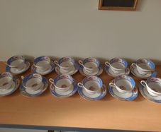 Paragon full 40 piece tea set - very rare - circa 1920s