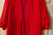 Red Blazer Size M by Pieces