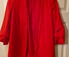 Red Blazer Size M by Pieces