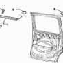 LH Upper Sliding Door Guide (Fiat Doblo) Image 2
