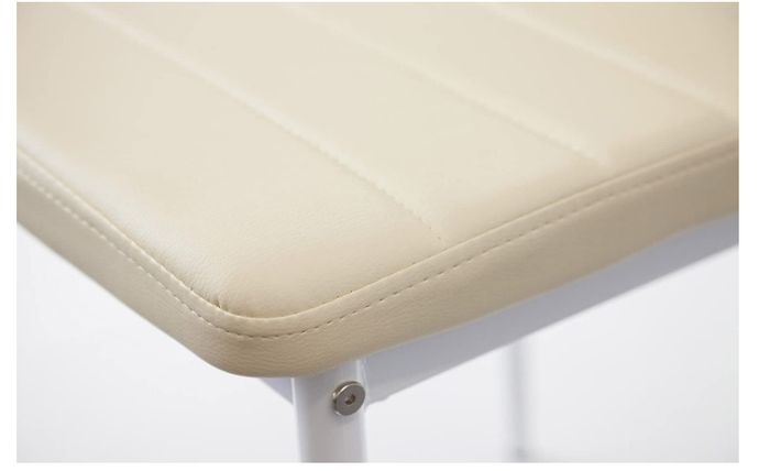 Durable faux leather upholstery Set of 6 dining chairs