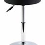 Round PU Leather Salon Massage Chair Adjustable Swivel Stool Work Chair Work Stool Barber Shop Beauty Salon Nail Beauty Chair Low Bar Stool Checkered Cushion Small (MULTIPLE COLOURS AVAILABLE) Image 2