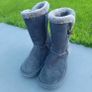Grey boots girls size 1UK Image 2
