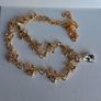 Elegant Gold Delicate Floral & Leaf Filigree Necklace Image 7
