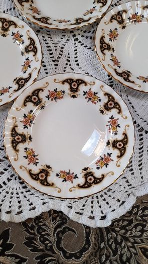 Vintage "Balmoral " bone china salad plates