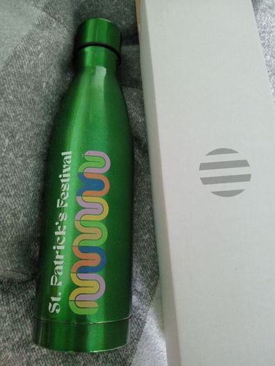 St Patrick's festival bottle and cap