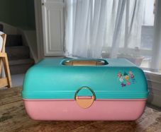 Vintage 1980's Caboodle makeup case