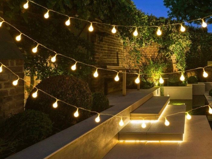 Globe String Lights Plug in, 10m 100 LED Warm White Christmas Lights Mains Powered, 8 Modes Fairy String Lights for Christmas Tree Decorations, Bedroom, Party, Gazebo, Garden (FREE POSTAGE)