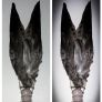 Smudging Wand Full Taxidermy Wings Bones Rose Quartz Image 2