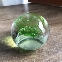 Limited Edition Caithness Vortex Glass Paperweight 1975
