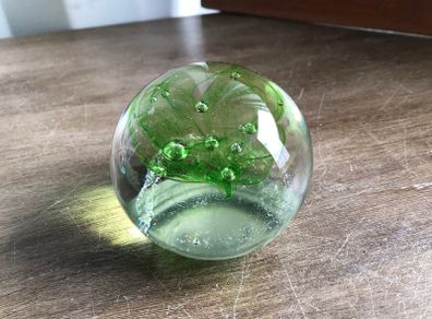 Limited Edition Caithness Vortex Glass Paperweight 1975