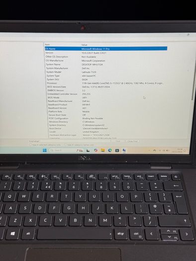 Dell Latitude 7320 Laptop i5/16GB/256SSD/FHD