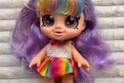 Kindi Kids Snack Time Friends Rainbow Kate Doll approx. 25 cm. Used Please see photos