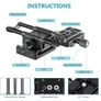 NEW - Neewer Pro 4 Way Macro Rail Image 7