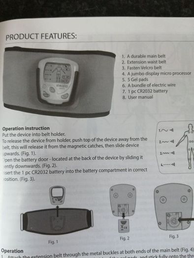 Homedics Sport EMS, BNIB