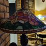 Field Poppy Tiffany Table Lamp Image 6
