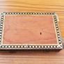 Vintage Tio Pepe wooden cigar box, specifically designed to hold 25 Swiss Whiffs Image 2