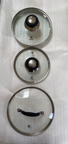 3 Glass Pot Lids