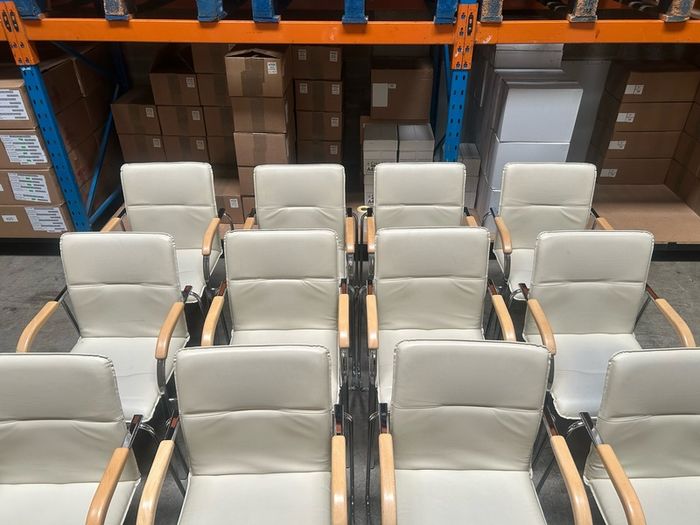 Office Chairs x 12 (Cream)