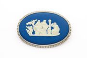 Vintage 925 Sterling Silver Wedgwood Brooch