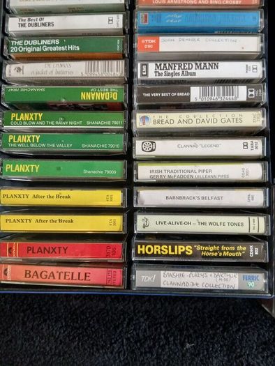 cassettes and player