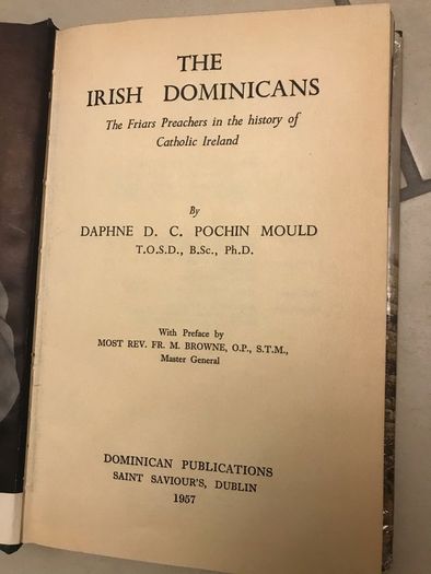Rare 1st Edition-The Irish Dominicans