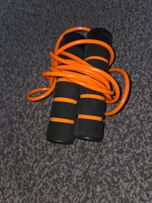 skipping rope and hula hoop