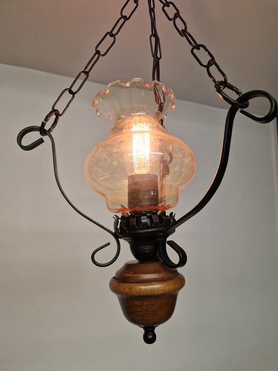 Pair of Vintage French 1970s ceiling lights