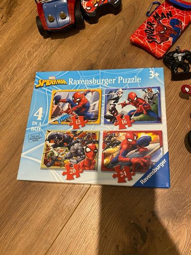 bundle of spiderman toys