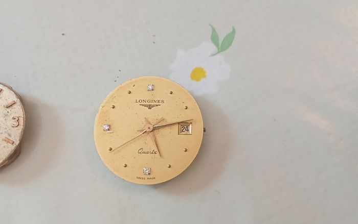 Ladies Longines watch case band and movements