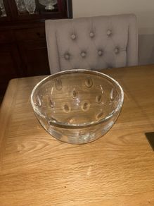 John Rocha Waterford Crystal Large Imprint Bowl