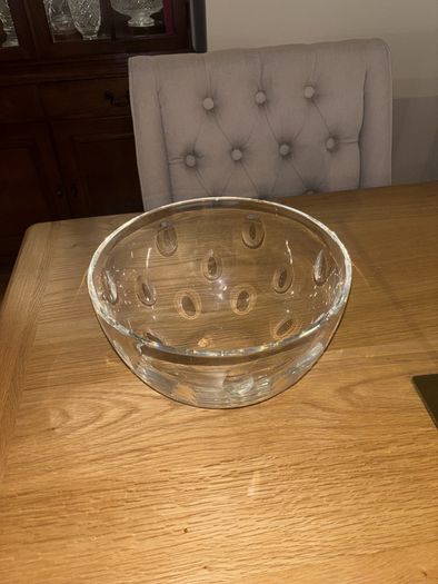 John Rocha Waterford Crystal Large Imprint Bowl