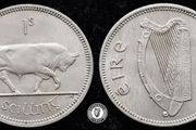 [#433] - Ireland 1968 | Irish 1s | One Shilling | Bull | KM.14a | UNC