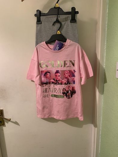 K Pop Demon Hunters Shorts and T Shirts Sets