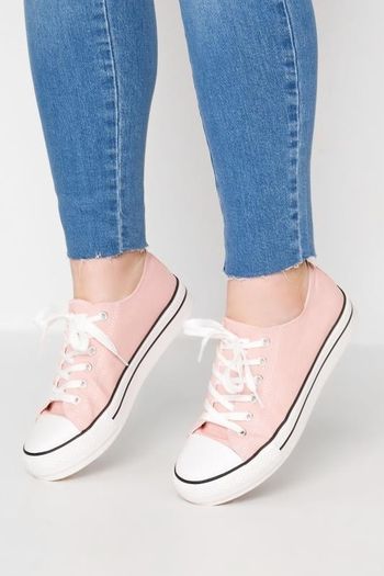 Light Pink Canvas Sneakers size 40